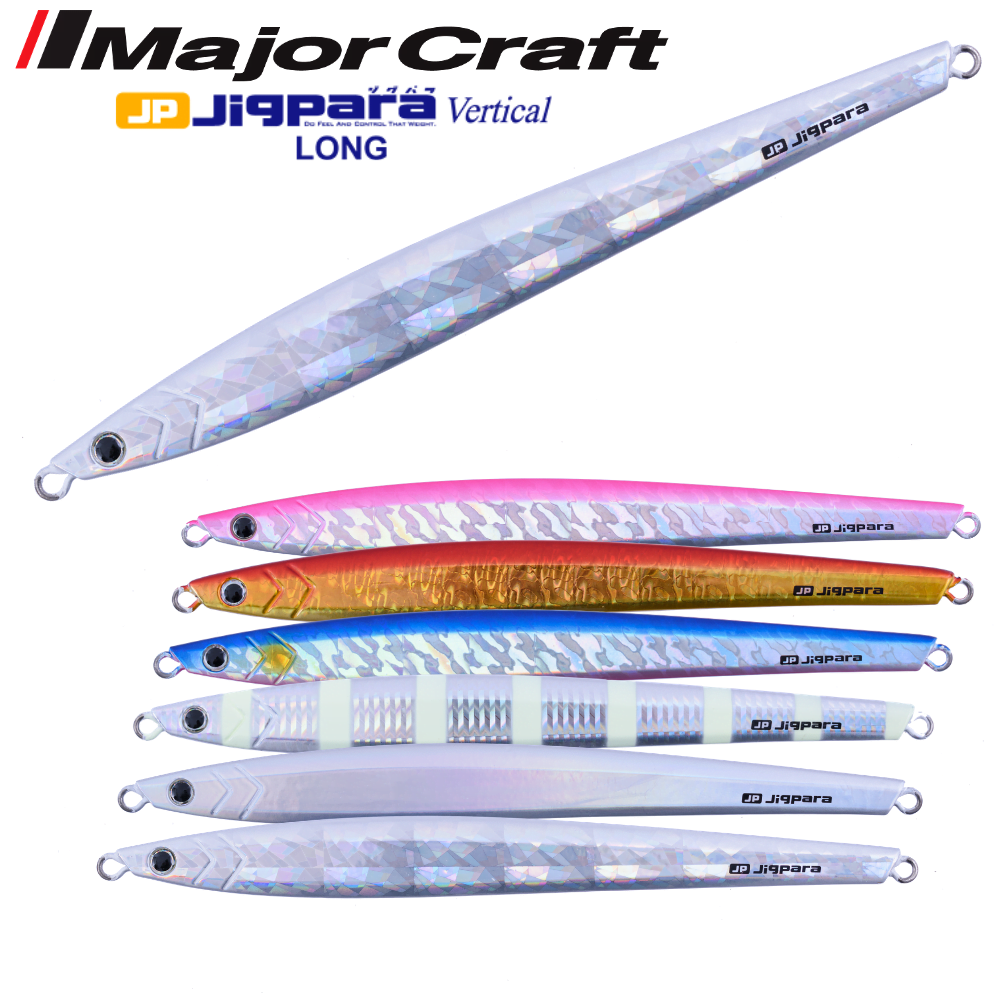 MAJOR CRAFT Saltwater Metal Jig Lure JIGPARA Vertical Long JPVL-180g