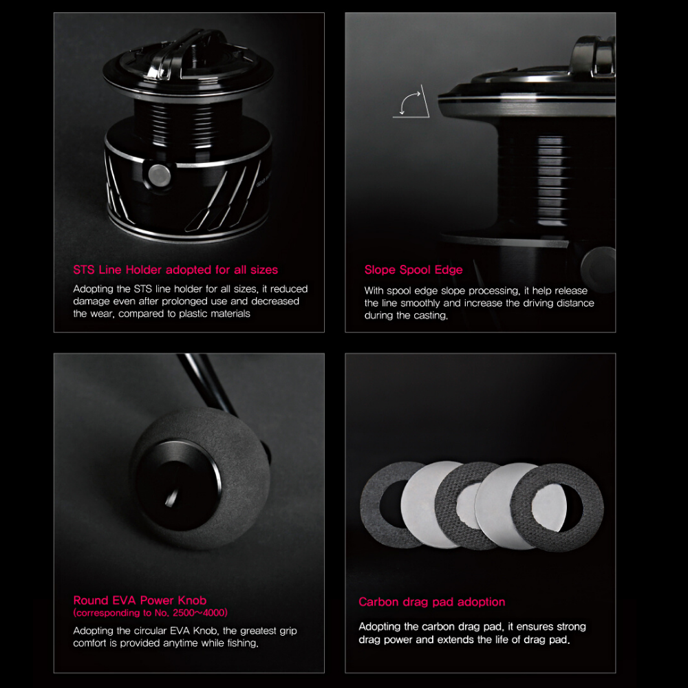NS BLACK HOLE Finesse Fishing Spinning Reel BERING - Image 2