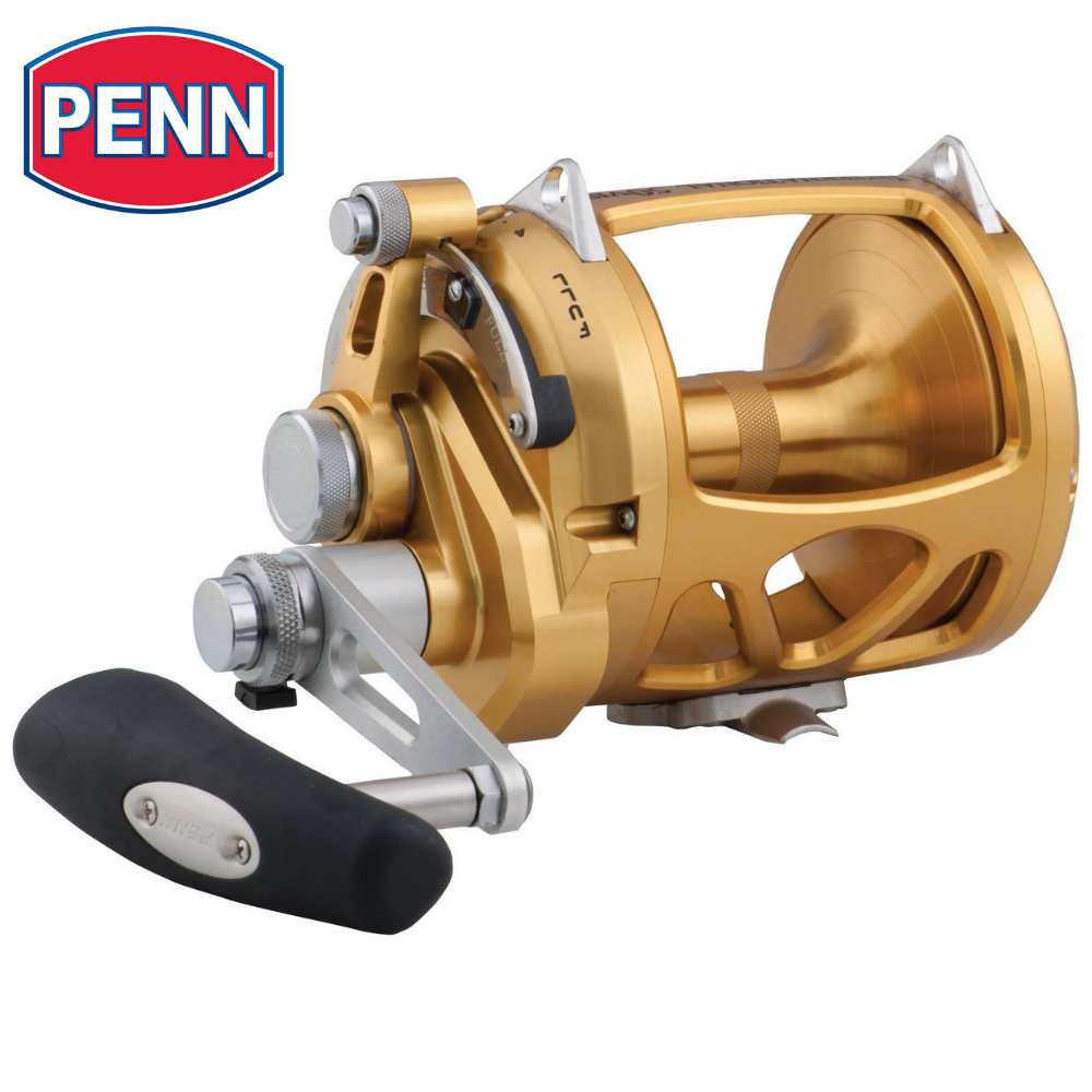 PENN Saltwater Conventional 2 Speed Reel International VI 50VISW Gold