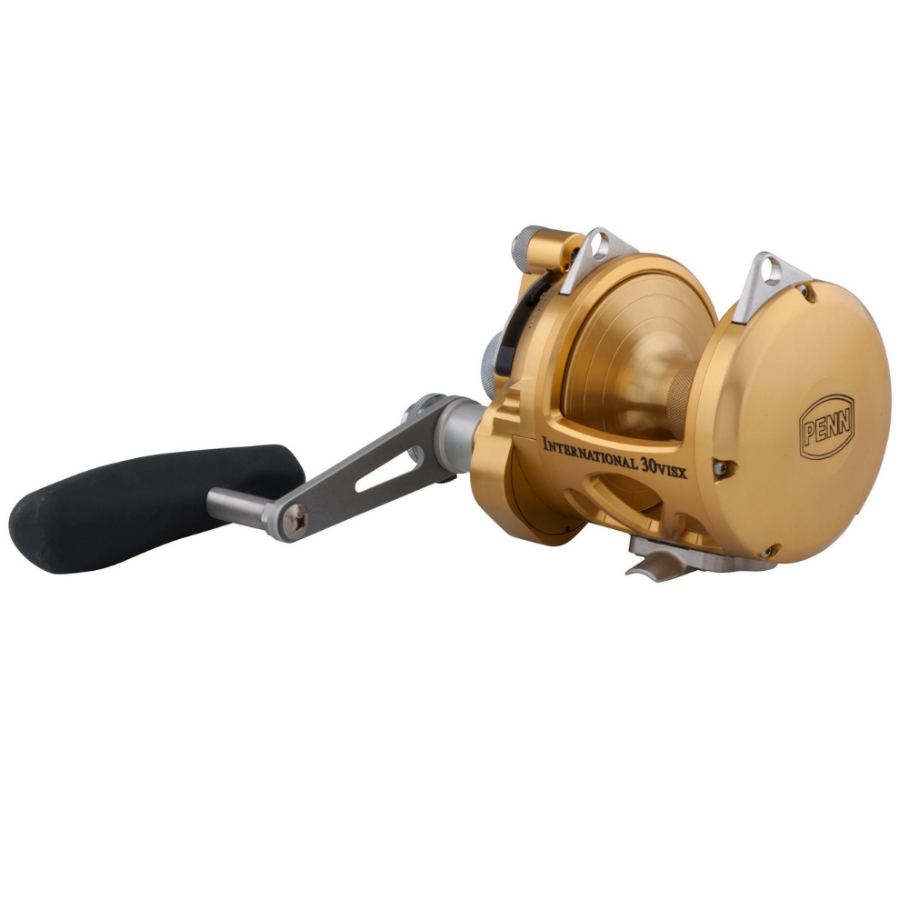 PENN Saltwater Conventional 2 Speed Reel International VI 30VISX Gold - Image 3