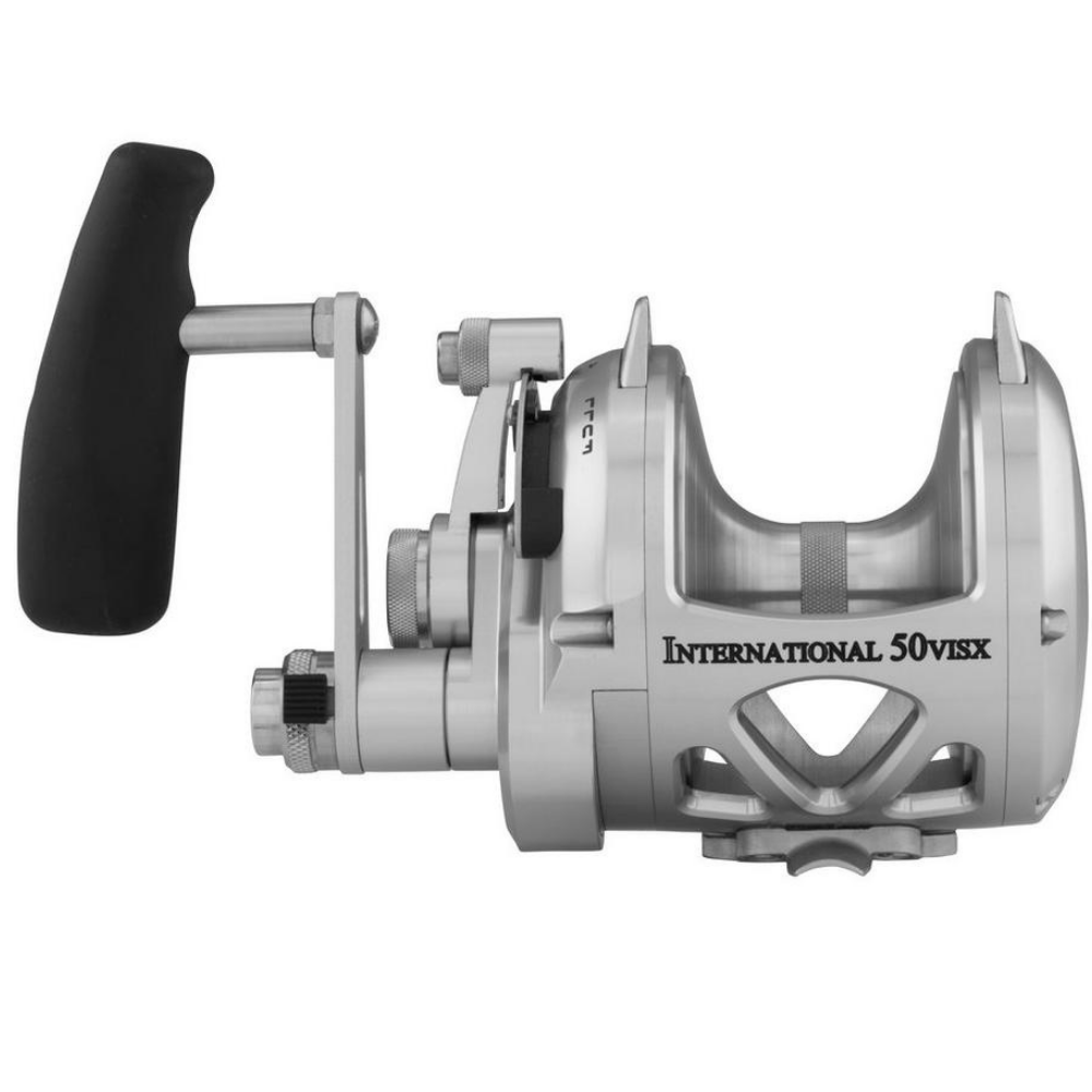 PENN Saltwater Conventional 2 Speed Reel International VI 50VISX Silver - Image 3