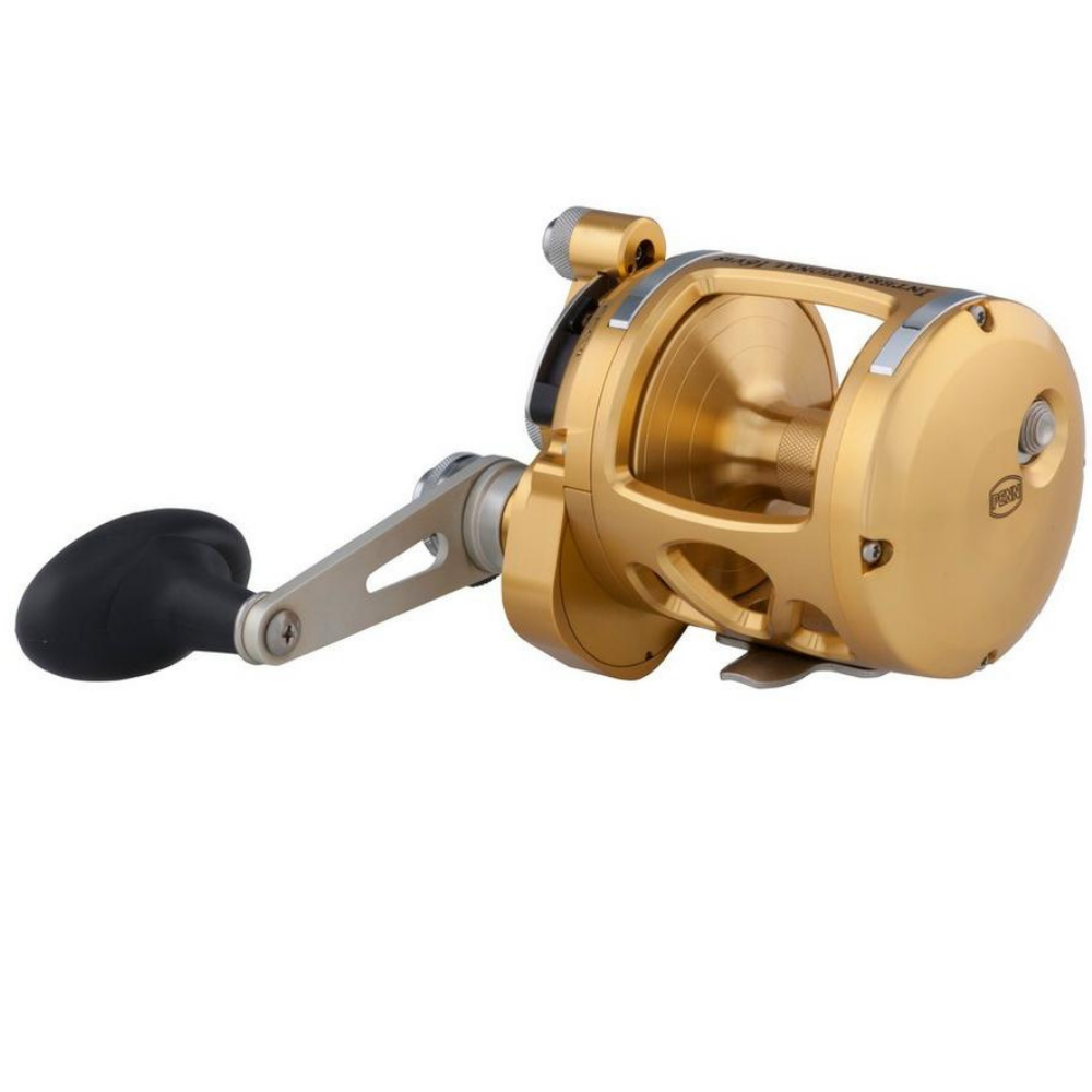 PENN Saltwater Conventional 2 Speed Reel International VI 16VIS Gold - Image 2