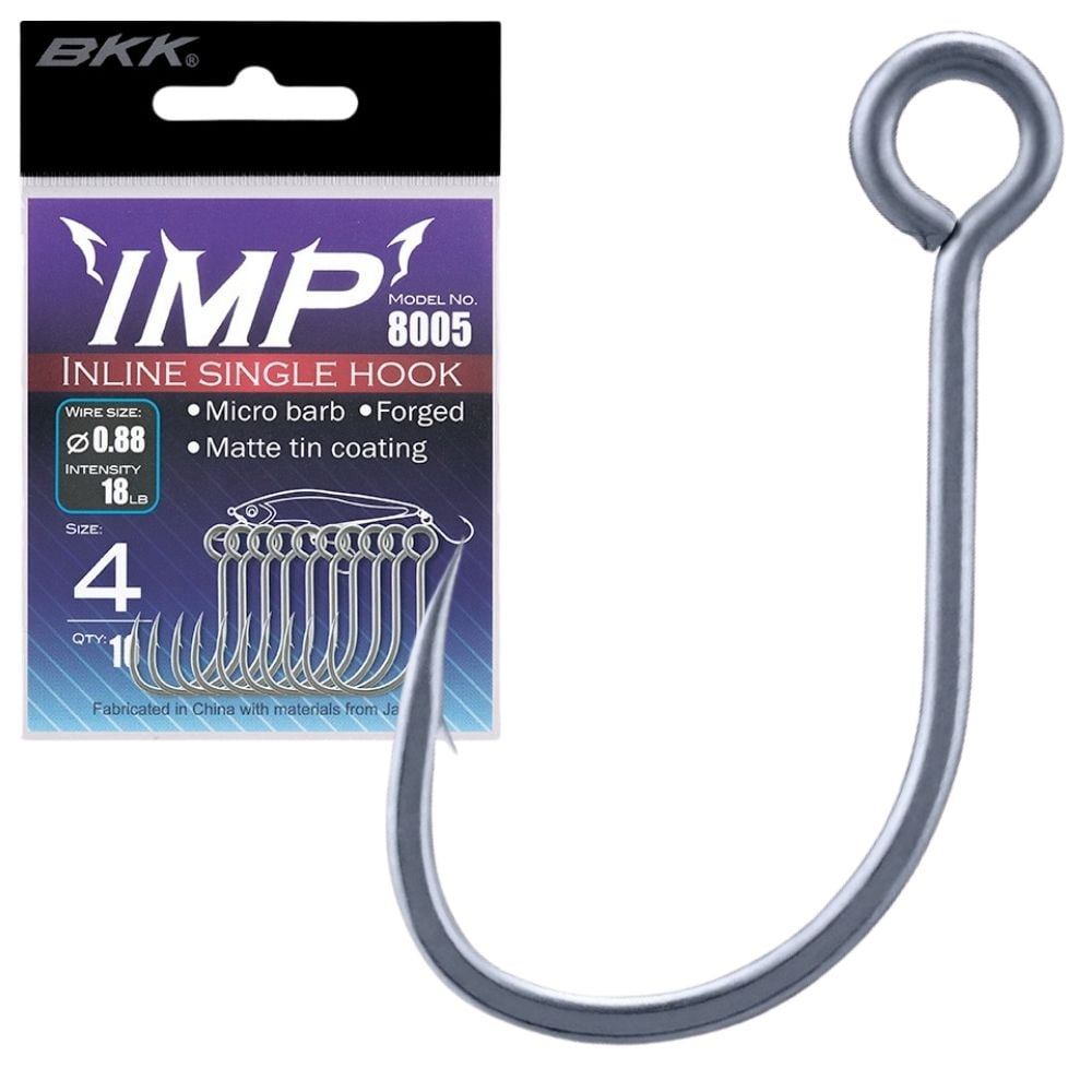 BKK Finesse-Medium Light Fishing Single Lure Hook IMP