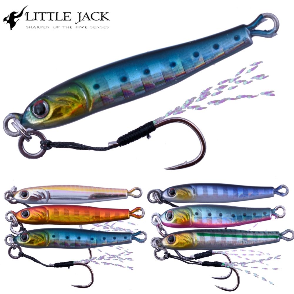 LITTLE JACK Saltwater UL Jigging Lure Micro Adict ASYMMETRY 5g