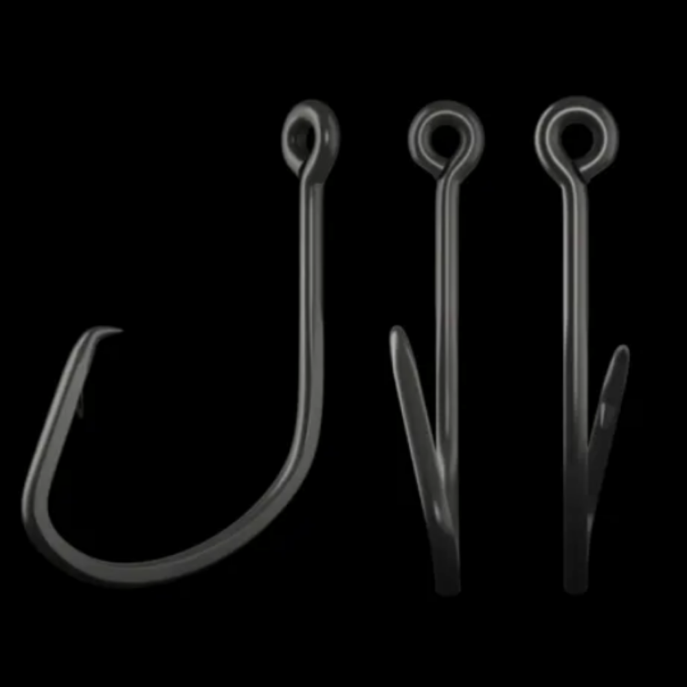 BKK Offset Circle SS Slide Coating Bait Fishing Hook MUTSU Light-SS - Image 3