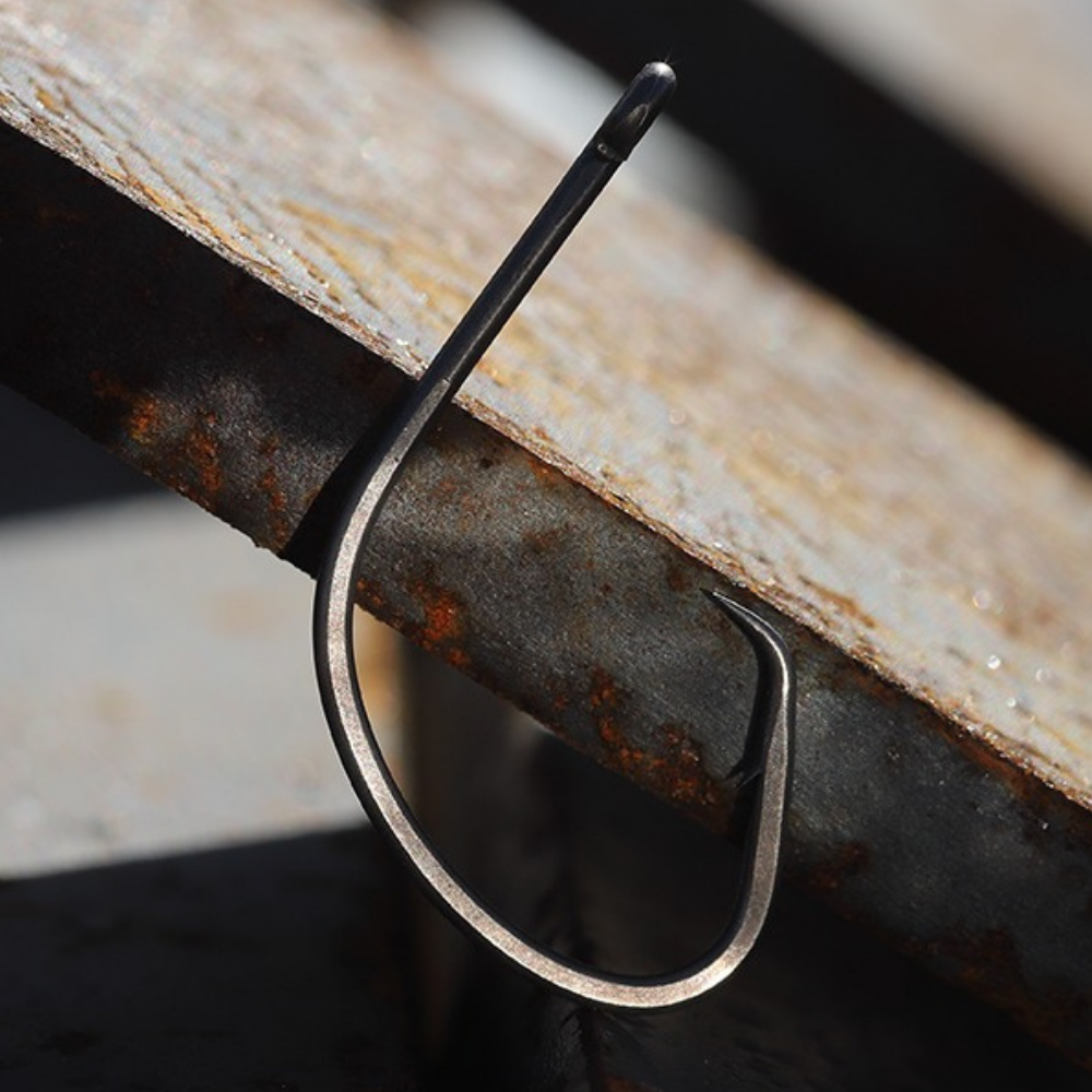 BKK Offset Circle SS Slide Coating Bait Fishing Hook MUTSU Light-SS - Image 4