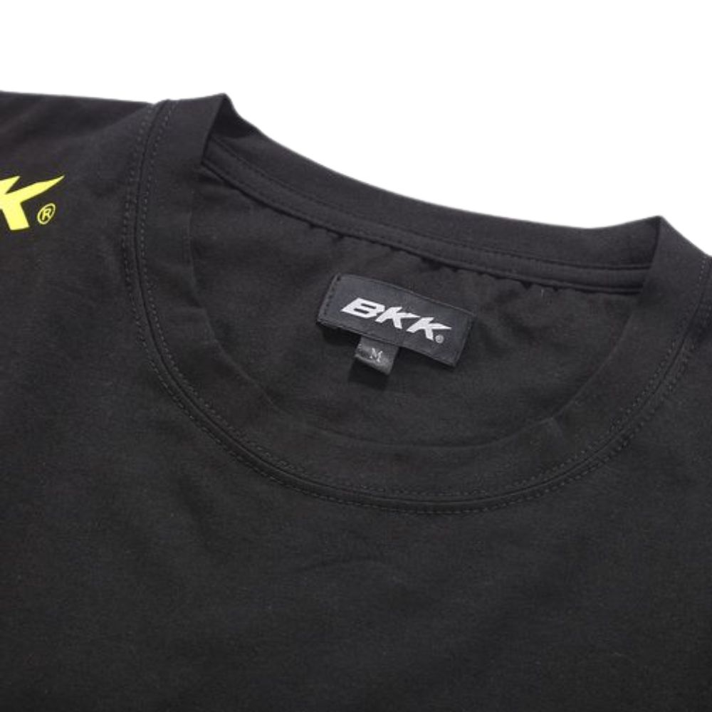 BKK Fishing Hi-Elastic Soft Ice-Cool Short Sleeve ORIGIN T-Shirt Black - Image 5