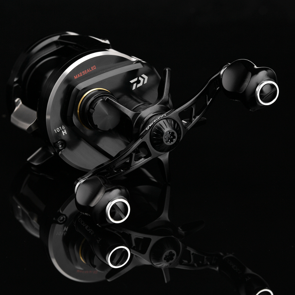 GOMEXUS Baitcasting Power Crank Handle With Fingerprint Knob BDH100-D-S22 - Image 3