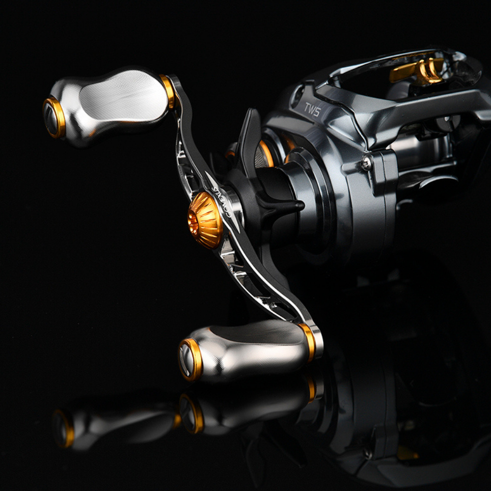 GOMEXUS Baitcasting Power Crank Handle With Fingerprint Knob BDH100-D-S22 - Image 5