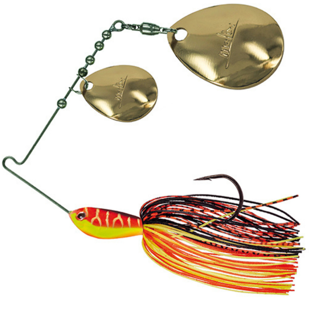 MOLIX Bass & Pike Fishing Spinnerbait Lure WATERSLASH Double Colorado 10.5g - Image 2