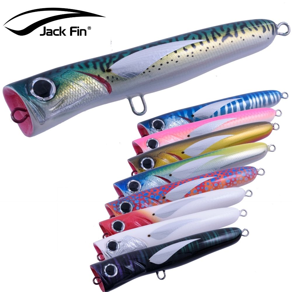 JACK FIN Saltwater Handmade Stick Popper Lure KRONOS 180mm/88g