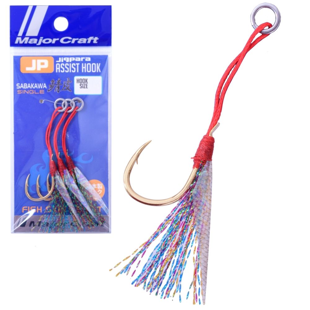 MAJOR CRAFT Saltwater Shore Jigging Single Assist Hooks JP SABAKAWA