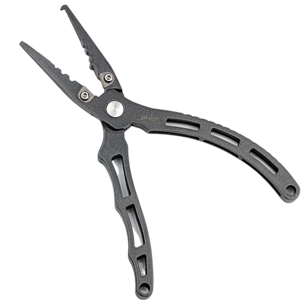 MOLIX Stainless Steel Braid Cutter/Split Ring Opener Multi Functional PLIERS - Image 2