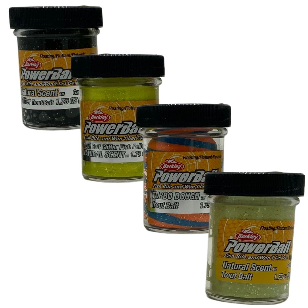 BERKLEY Powerbait Glitter Dough 4 Pack SUMMER Trout Bait - Image 3