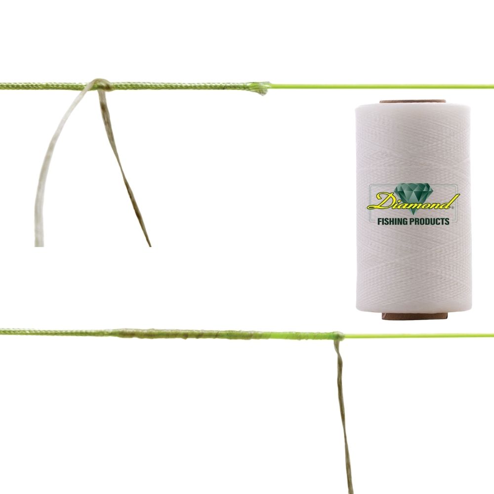 DIAMOND Fishing Products Tacky Wax Rigging Floss 1/4lb Spool Natural - Image 5