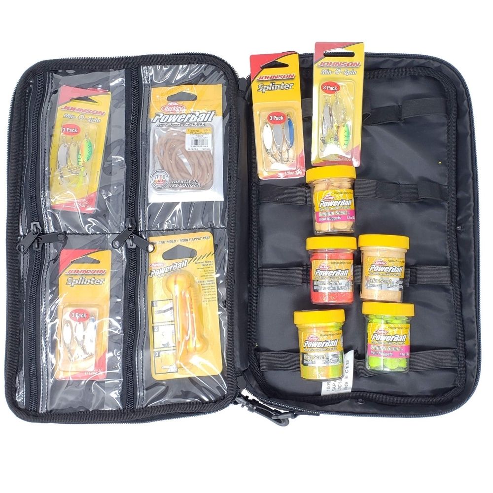 BERKLEY Trout Fishing 16 Jar Bait Folder BAG - Image 4
