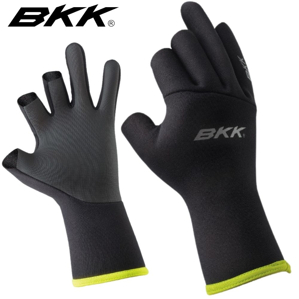 BKK Cold Season Fishing 3-Cut Finger Thermal-Windbreak Neoprene Gloves OPALA