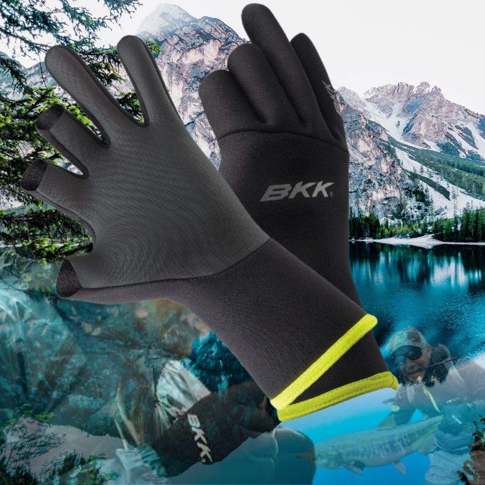 BKK Cold Season Fishing 3-Cut Finger Thermal-Windbreak Neoprene Gloves OPALA - Image 2