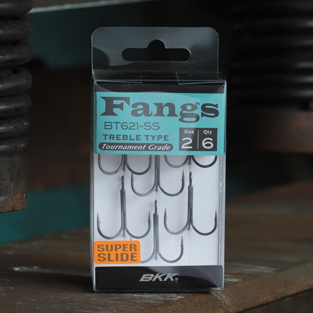 BKK Super Slide Coating Treble Hook FANGS/SPEAR 20-SS - Image 5