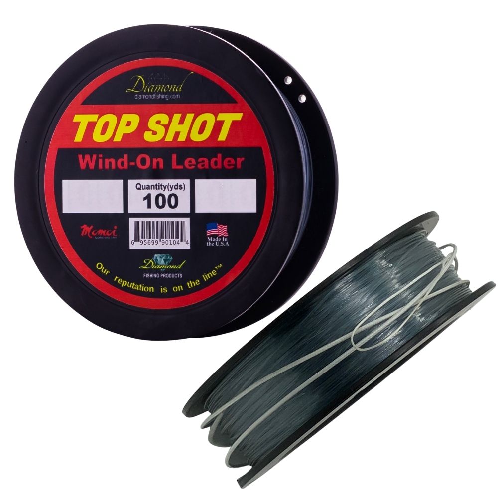 DIAMOND Momoi Big Game Fishing Mono Wind On Leader Line TOP SHOT 100yds