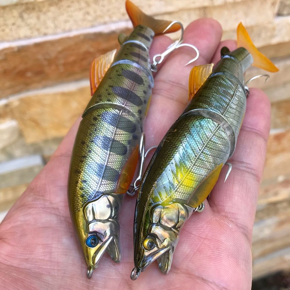 LITTLE JACK Floating Jointed Swimbait GORGON 125mm/15.6mm Japanese Hasu - Image 4
