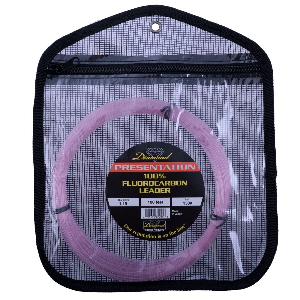 DIAMOND Offshore Fishing 100% Fluorocarbon Leader Line PRESENTATION 100 Feet - Image 4