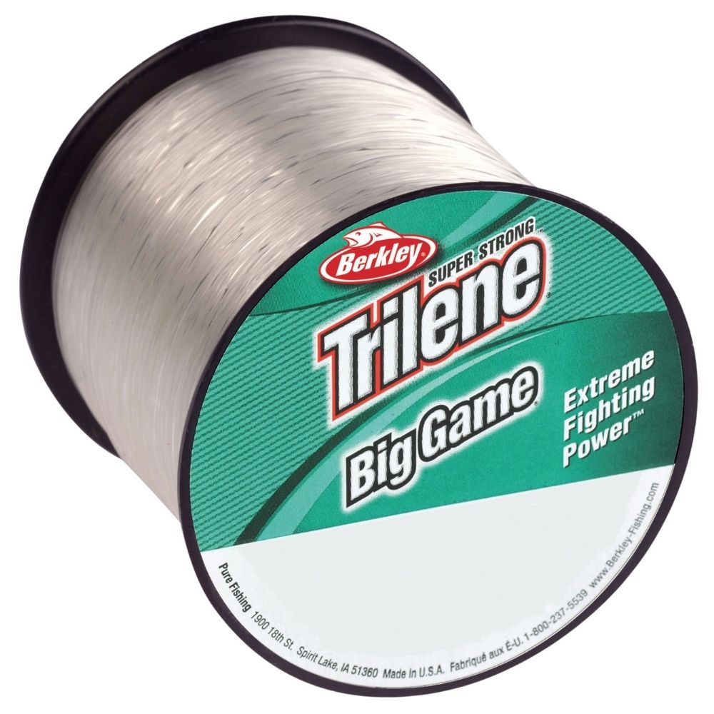 BERKLEY Super Strong Monofilament Line TRILENE Big Game CLEAR