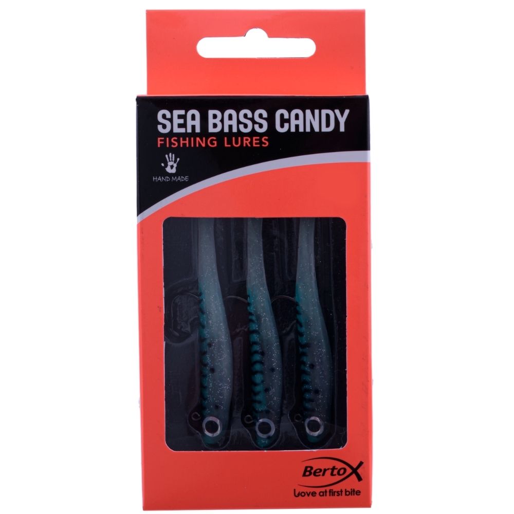 BERTOX Handmade Soft Shad Lure SEA BASS CANDY 90mm/11g #07 - Image 5