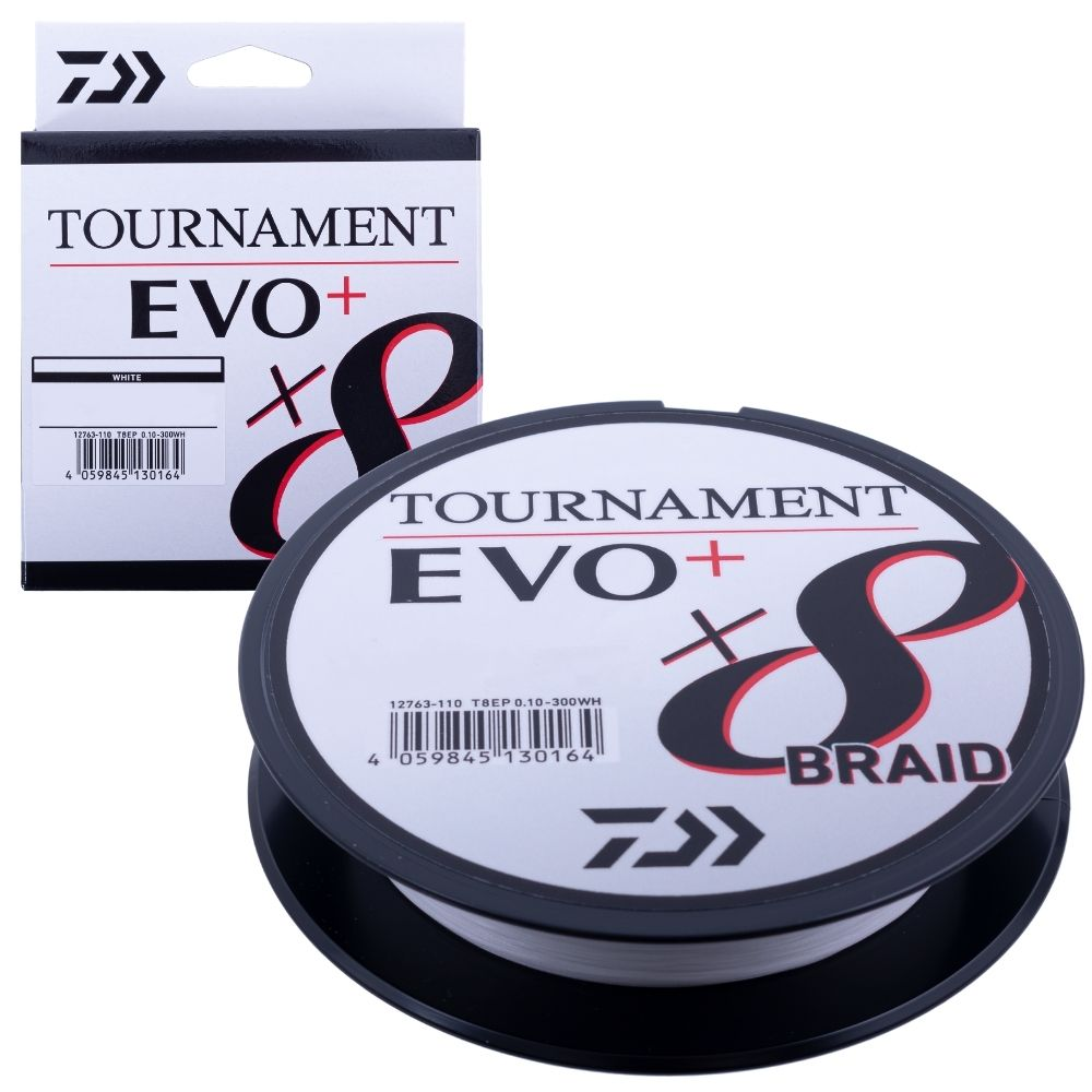DAIWA 8 Strand Braid Line Tournament EVO+ 135m/White - Image 2