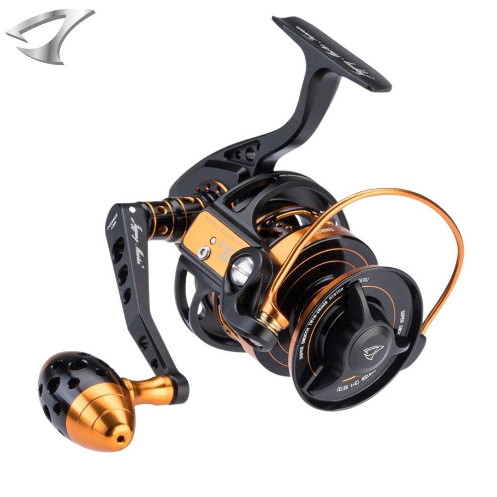 JIGGING MASTER Monster Game Spinning Reel 5000H/7000S Black/Gold