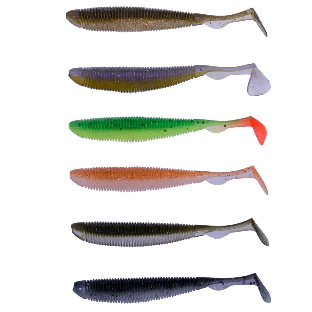 MOLIX Scented Soft Bait Lure RA SHAD 3.5” Mixed Pack MP-4 - Image 2
