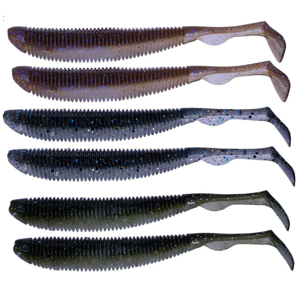 MOLIX Scented Soft Bait Lure RA SHAD 3.8” Mixed Pack MP-1 - Image 2