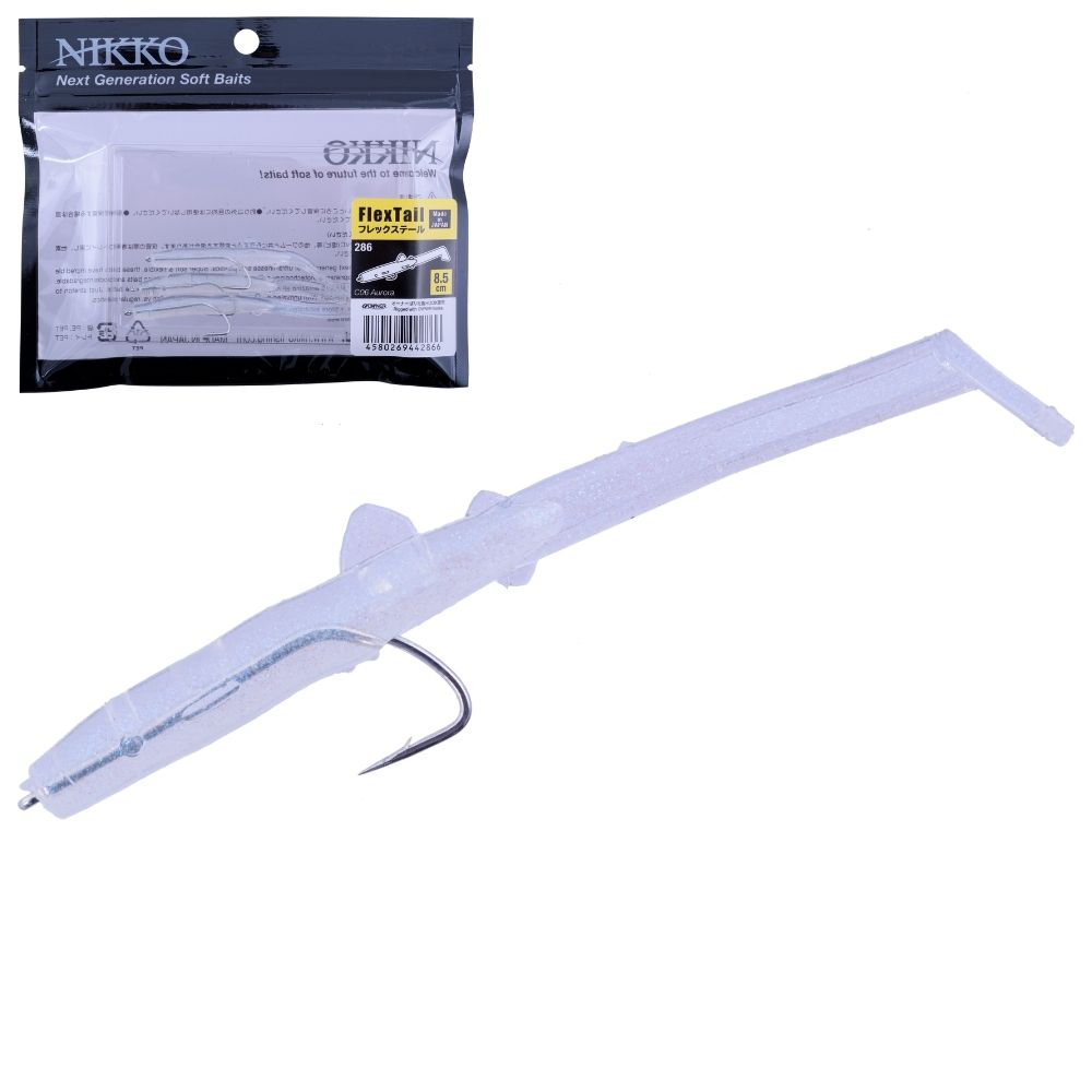 NIKKO KASEI Scented Soft Bait Minnow Lure FLEX TAIL 85mm - Image 2