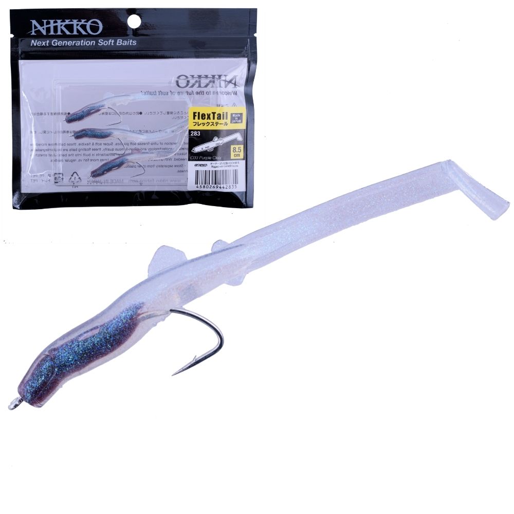 NIKKO KASEI Scented Soft Bait Minnow Lure FLEX TAIL 85mm - Image 5