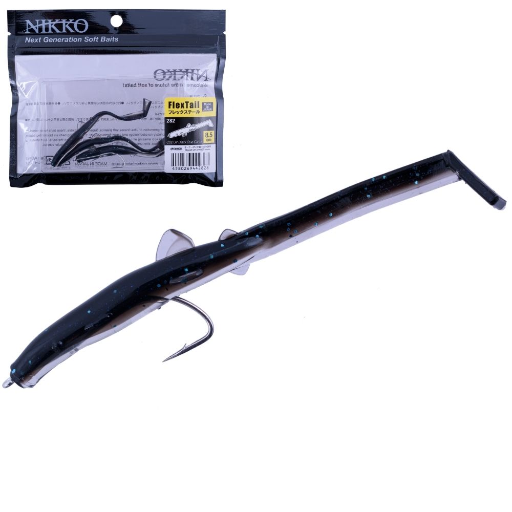 NIKKO KASEI Scented Soft Bait Minnow Lure FLEX TAIL 85mm - Image 6