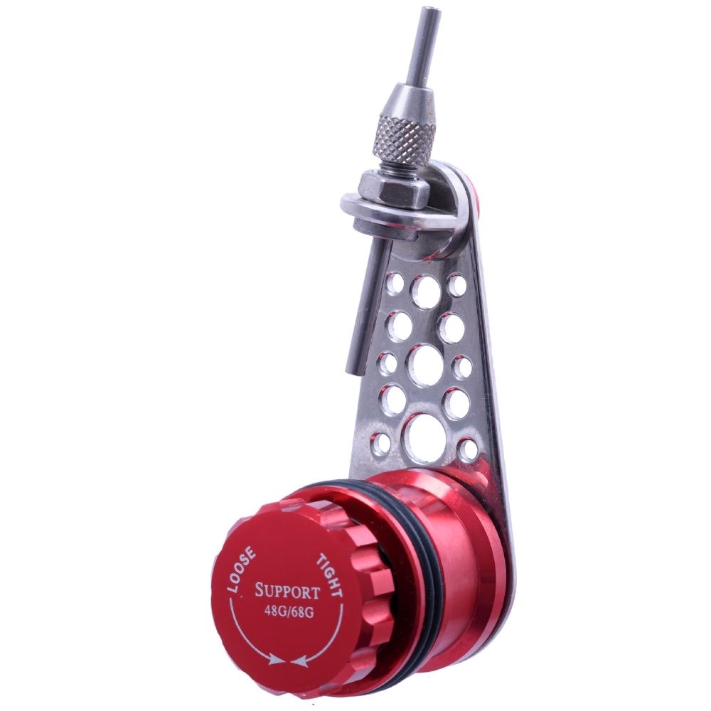 WIKI JIGGING Stainless Steel Knot Tying Tool PR BOBBIN Red/Silver - Image 2