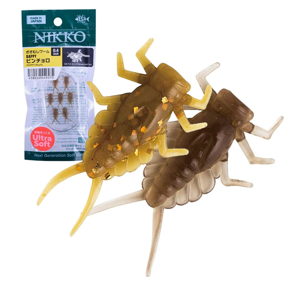 NIKKO KASEI UL Fishing Ultra Soft Bait Lure DAPPY Mayfly 0.4in/7pcs