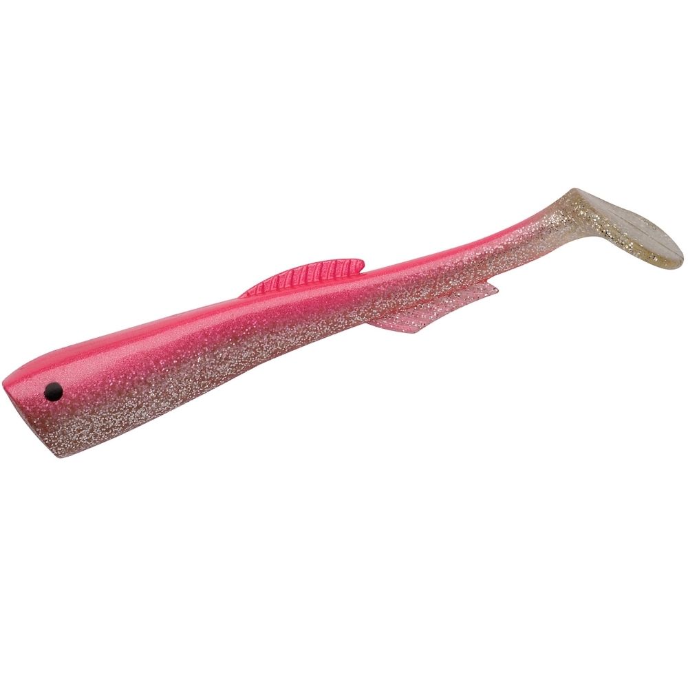 BERKLEY Powerbait Saltwater Giant Soft Bait POWER SANDEEL 130g Metallic Pink - Image 3