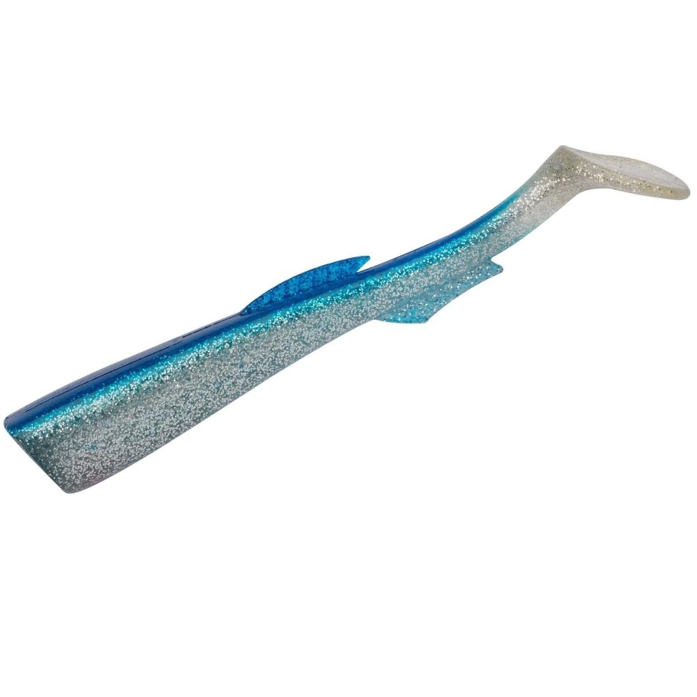 BERKLEY Powerbait Saltwater Giant Soft Bait POWER SANDEEL 130g Metallic Blue - Image 3