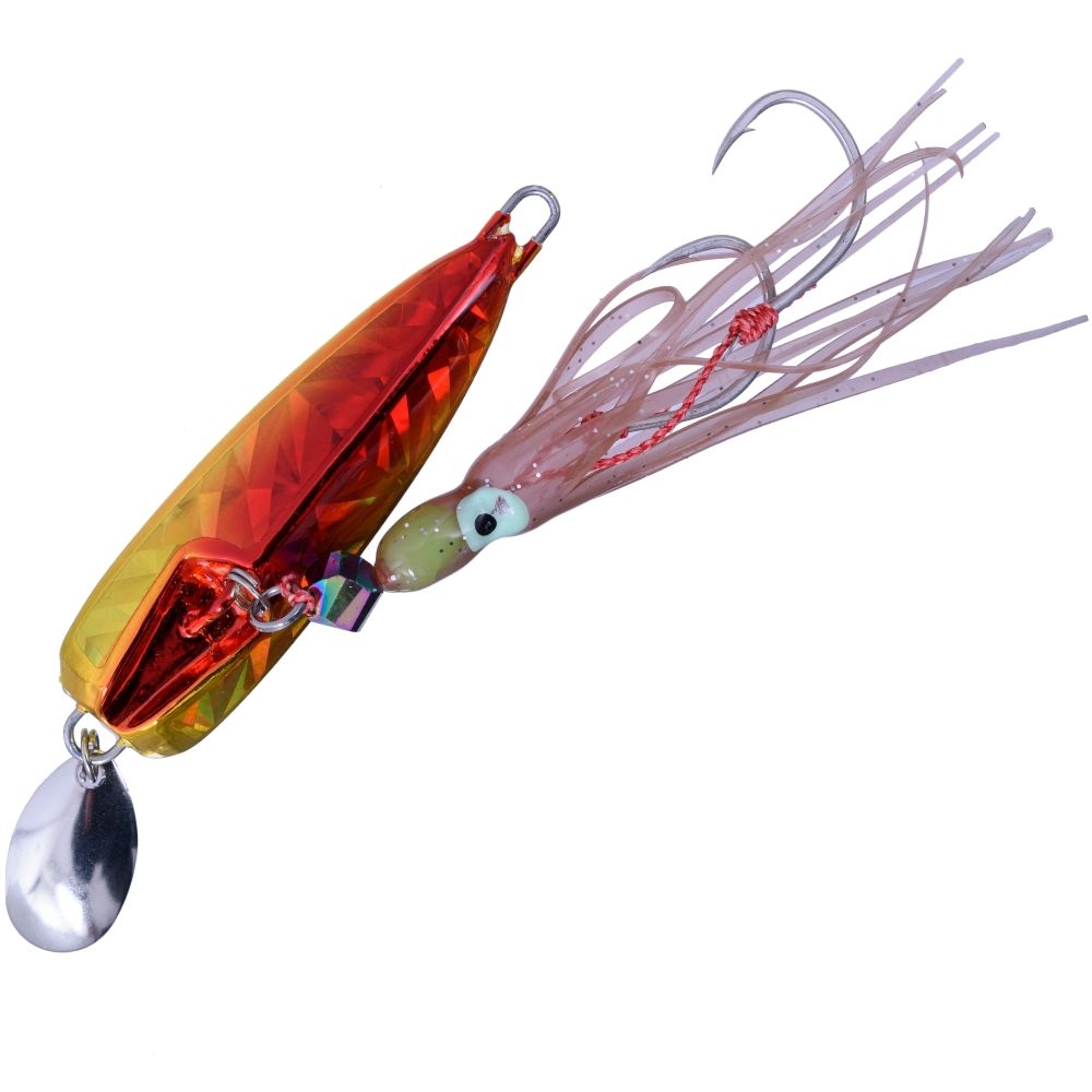 HAYABUSA Rubber Jigging Inchiku Lure Jack Eye KICK BOTTOM HD 100g #2 - Image 3