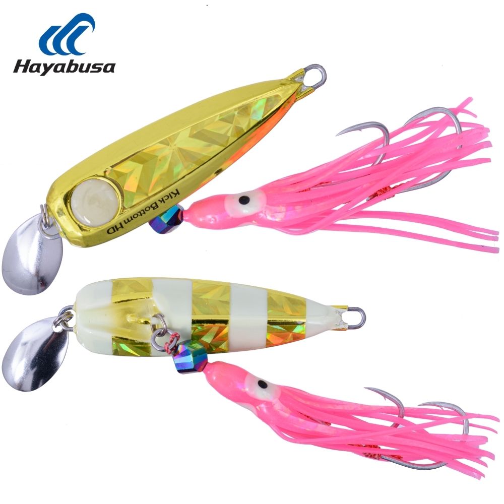 HAYABUSA Rubber Jigging Inchiku Lure Jack Eye KICK BOTTOM HD 120g #4