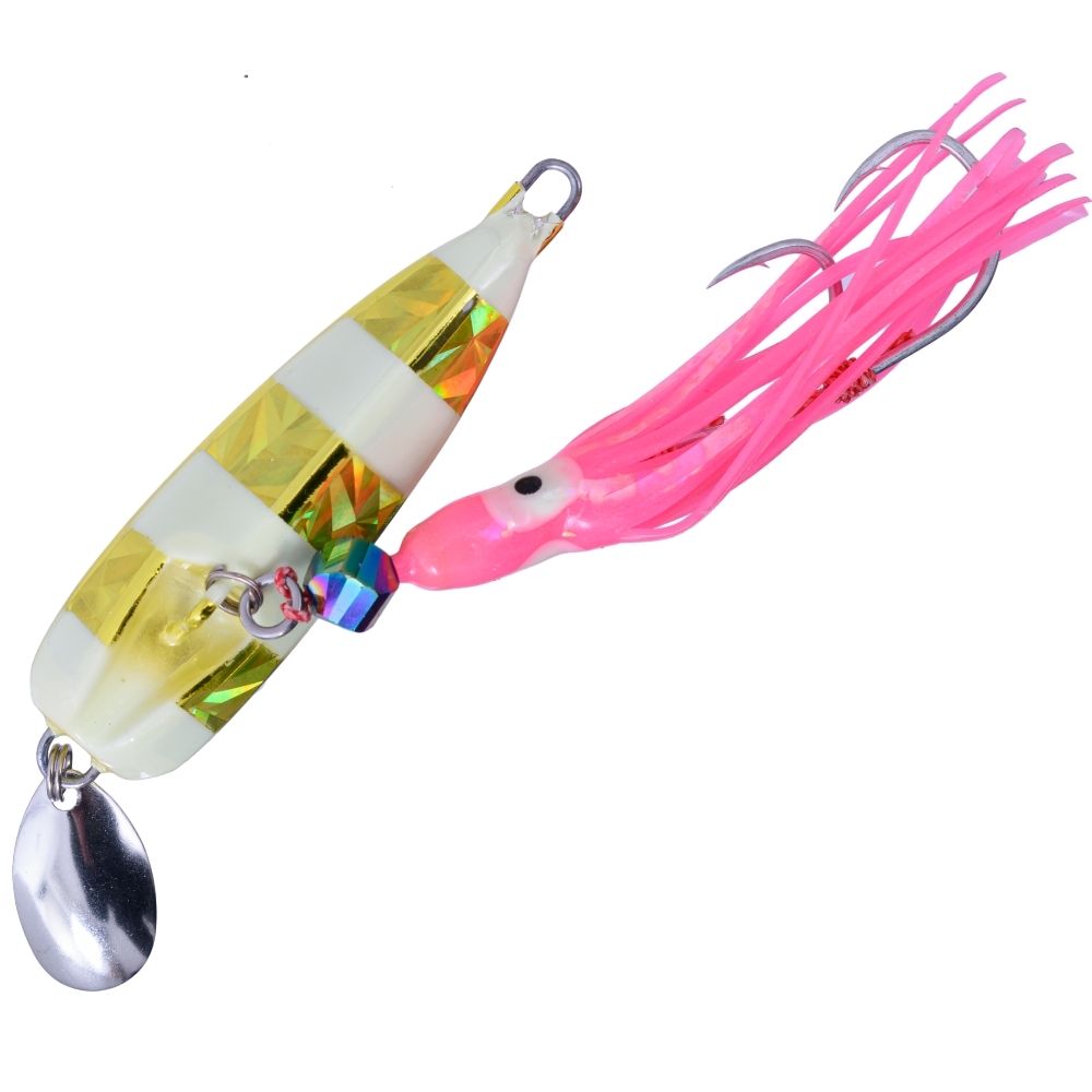 HAYABUSA Rubber Jigging Inchiku Lure Jack Eye KICK BOTTOM HD 120g #4 - Image 3