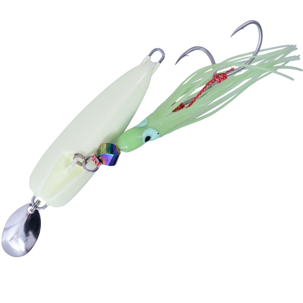 HAYABUSA Rubber Jigging Inchiku Lure Jack Eye KICK BOTTOM HD 100g #5 - Image 3