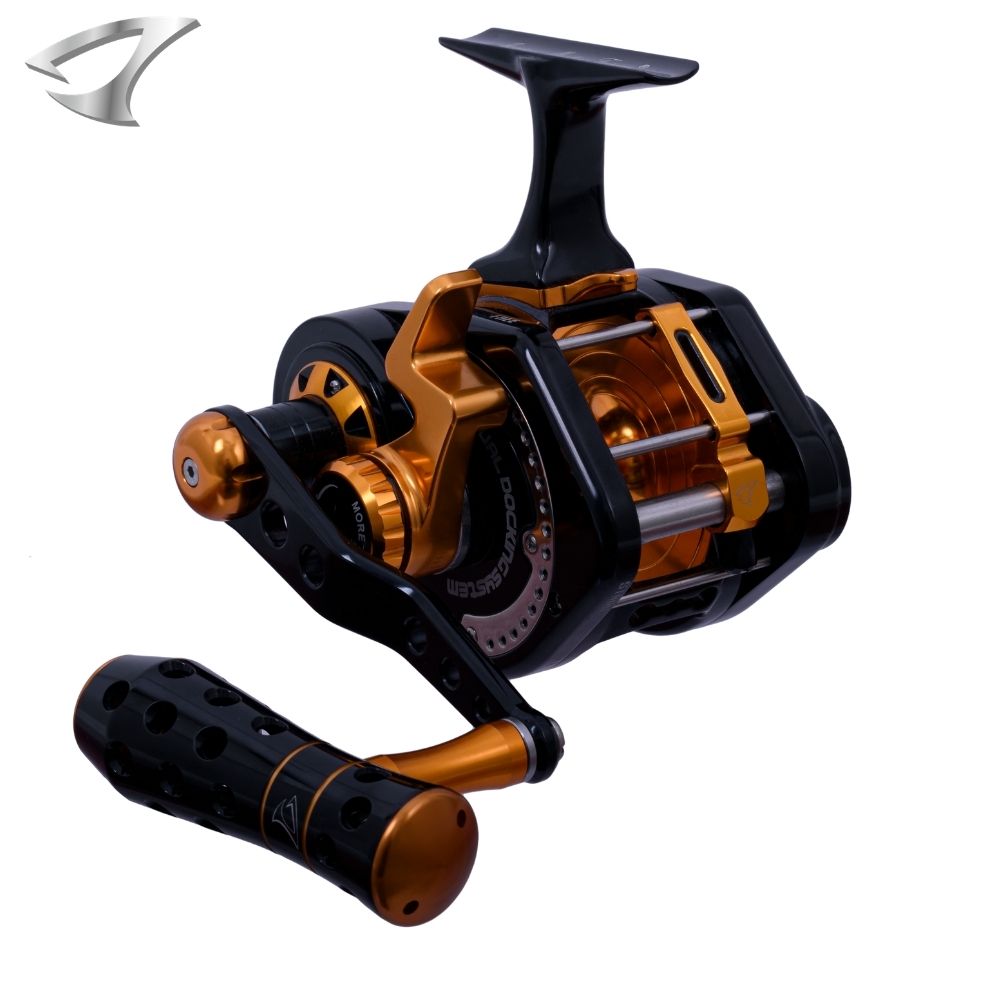 JIGGING MASTER Extreme Jigging Righthanded Reel UNDERHEAD PE5 Black/Gold