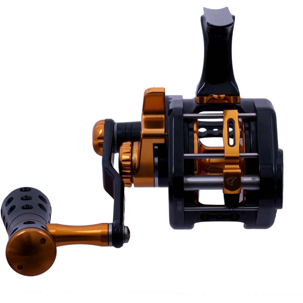 JIGGING MASTER Extreme Jigging Righthanded Reel UNDERHEAD PE5 Black/Gold - Image 5