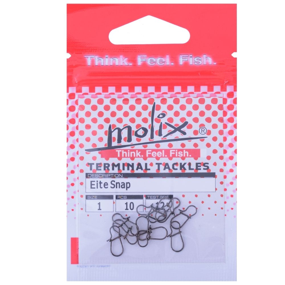 MOLIX Lure Fishing Hi-Grade Steel Rounded Shape ELITE Snap - Image 3