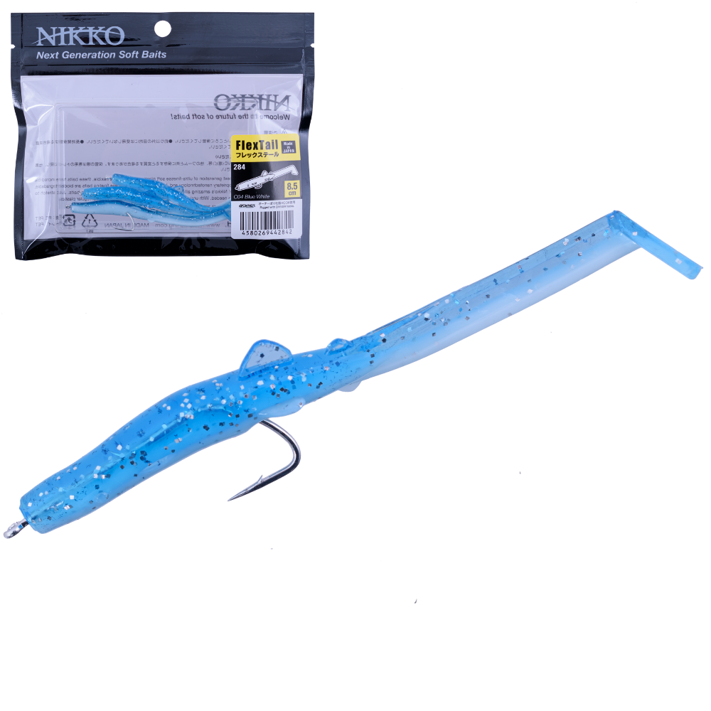 NIKKO KASEI Scented Soft Bait Minnow Lure FLEX TAIL 85mm - Image 7