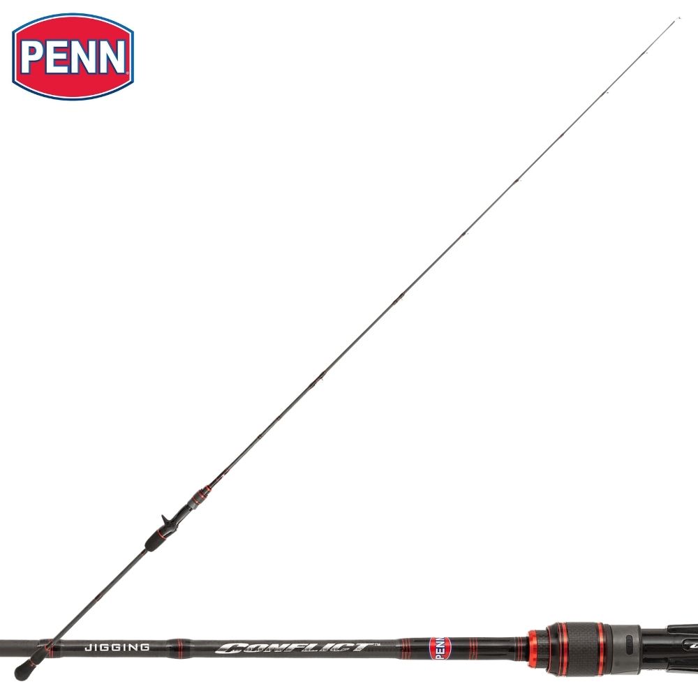 PENN Saltwater Baitcasting Jigging Rod CONFLICT 6.3ft/Max 200g