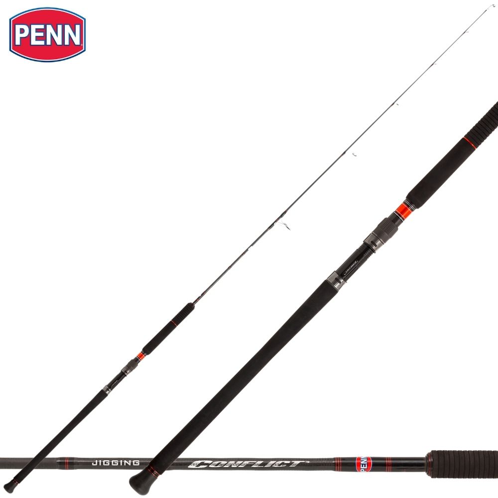 PENN Saltwater Jigging Spin One Section Rod CONFLICT