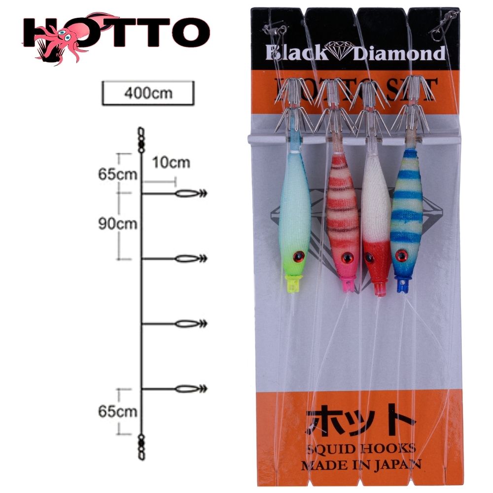 BLACK DIAMOND Squid Fishing Tataki Rig HOTTO Set 401